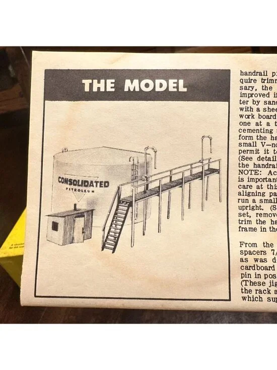 Alexander Scale Models Oil Tank Kit RS-443 Parkersburg Consolidated Petroleum Mo - Picture 2 of 4